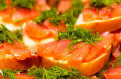 Бутерброды с красной рыбой